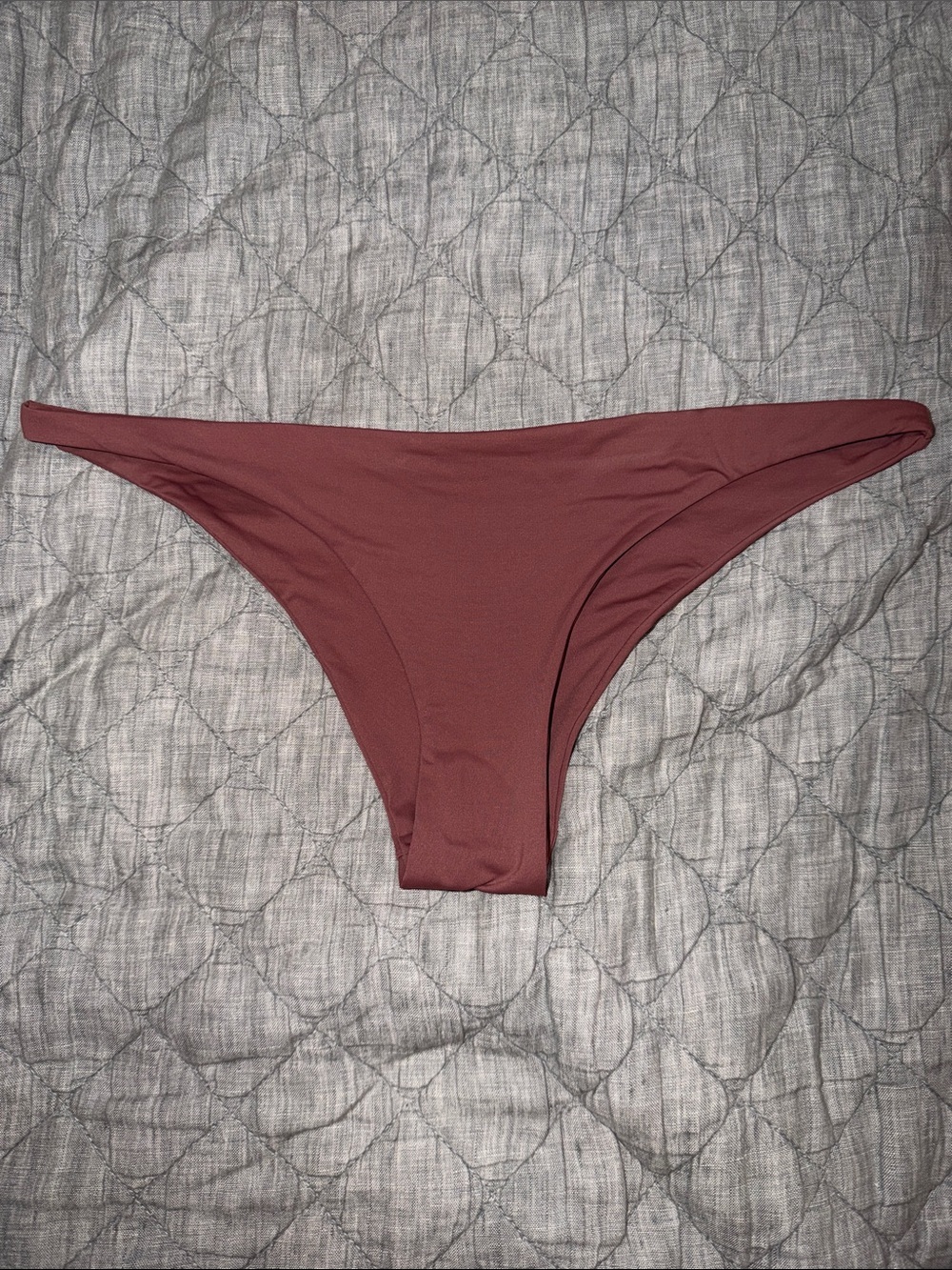 Novak swimwear cheeky Low-Rise Bikini Bottom in Mauve Rose